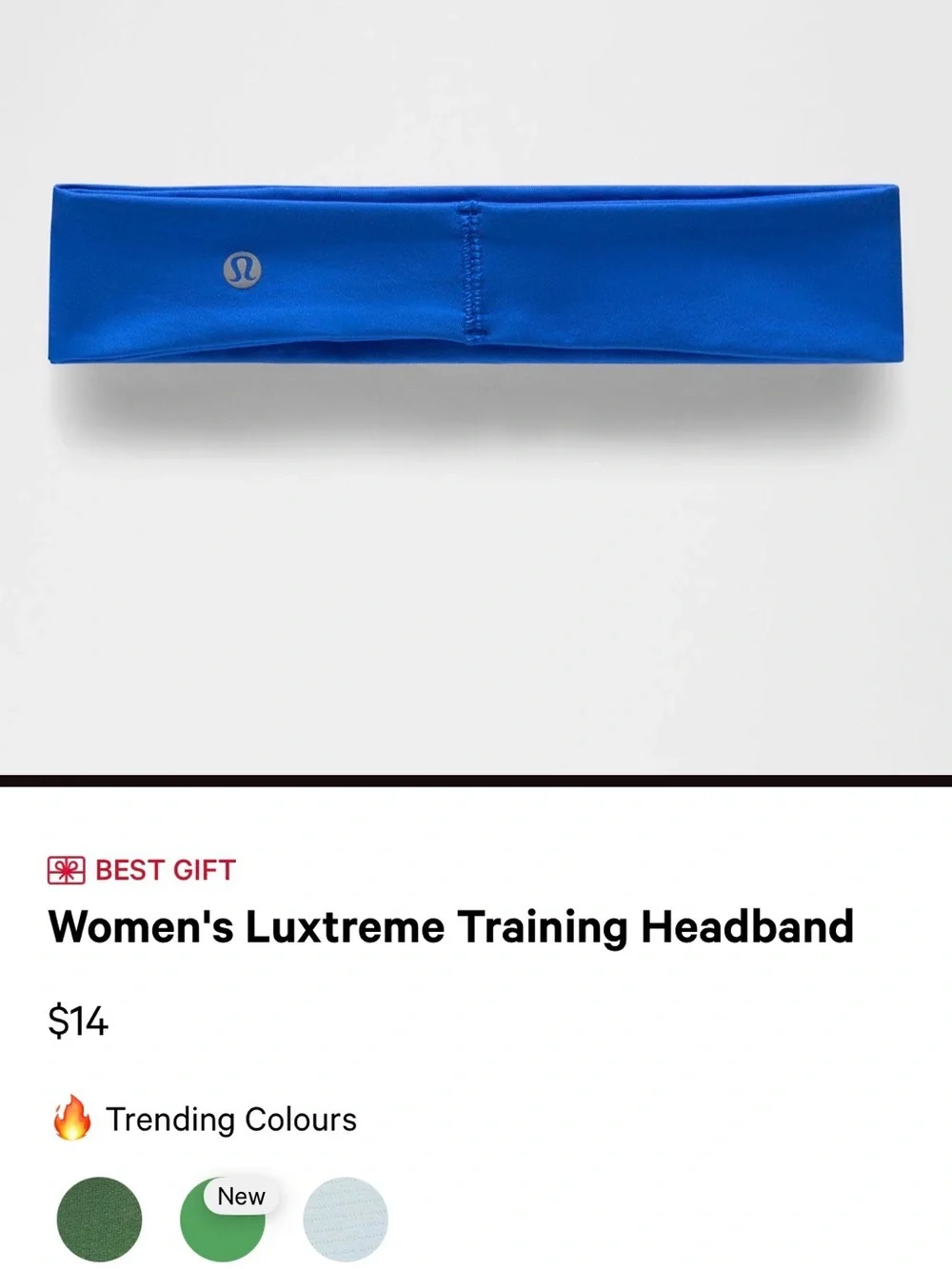lululemon athletica Luxtreme Training Headband - RED (picture shows style only)